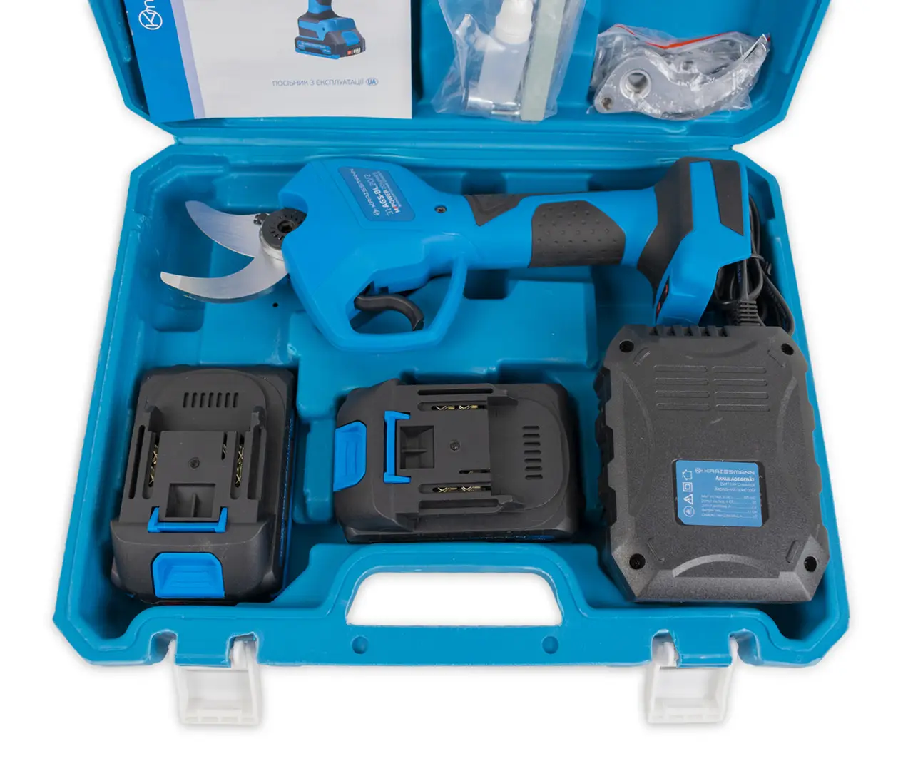 Секатор акумуляторний Kraissmann 31 AGS-BL 20/2 Кейс