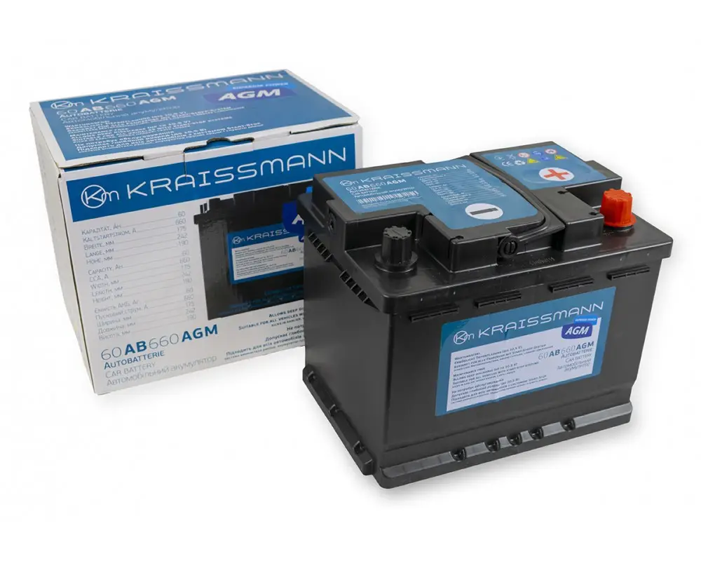 Автомобільний акумулятор Kraissmann 60 AB 660 AGM