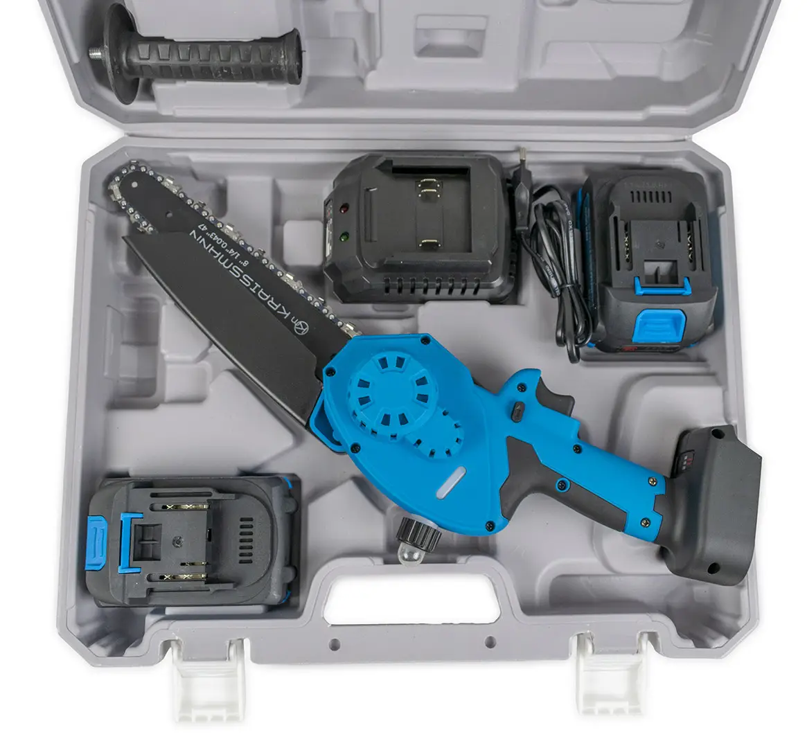 Акумуляторна міні-ланцюгова пила Kraissmann 2032 AKS-BL 20/2 MP