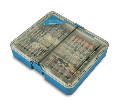 Набір аксесуарів до гравера Kraissmann ZM'418 (зручний кейс, 418 насадок)