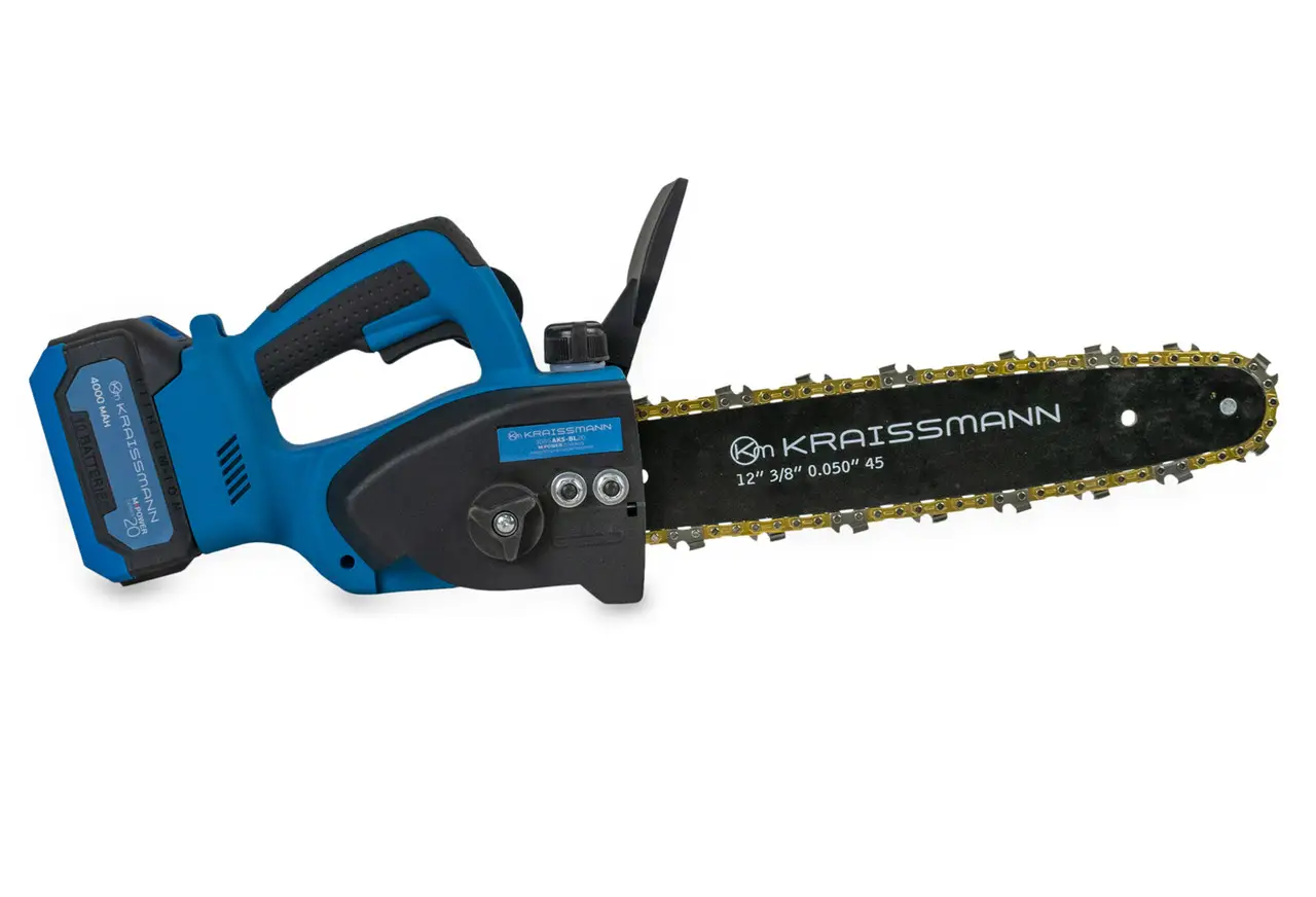 Акумуляторна міні-ланцюгова пила Kraissmann 3055 AKS-BL 20/2 MP (без АКБ та ЗП)