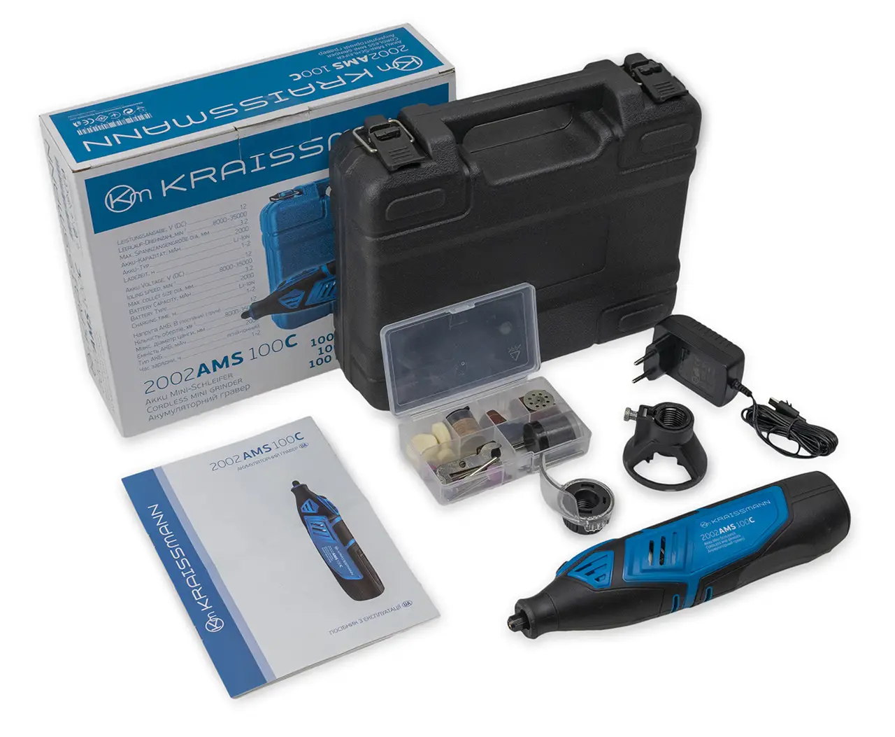Акумуляторний гравер Kraissmann 2002 AMS 100C