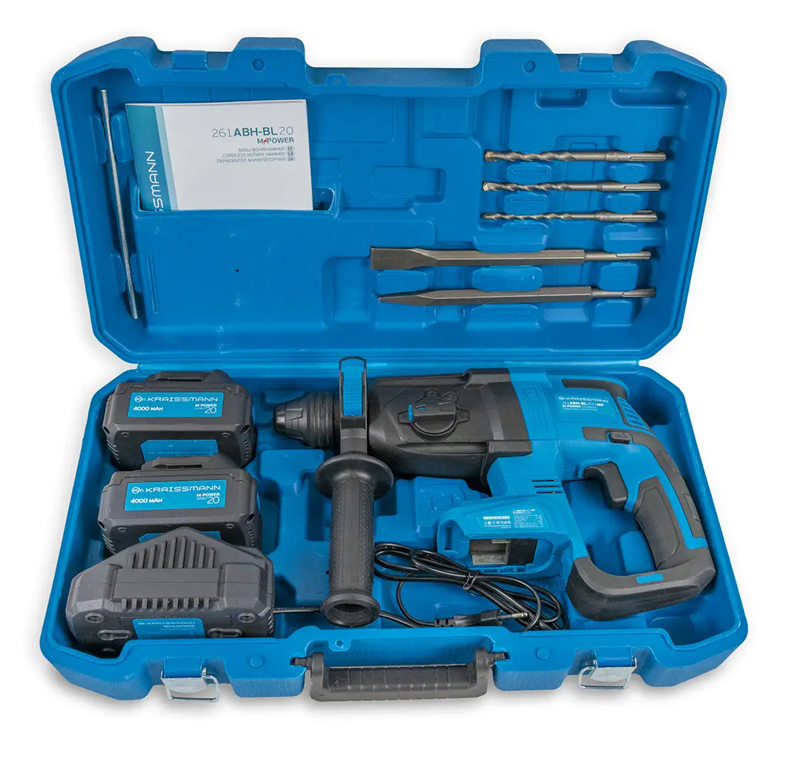 Перфоратор акумуляторний Kraissmann 261 ABH-BL 20/2 MP