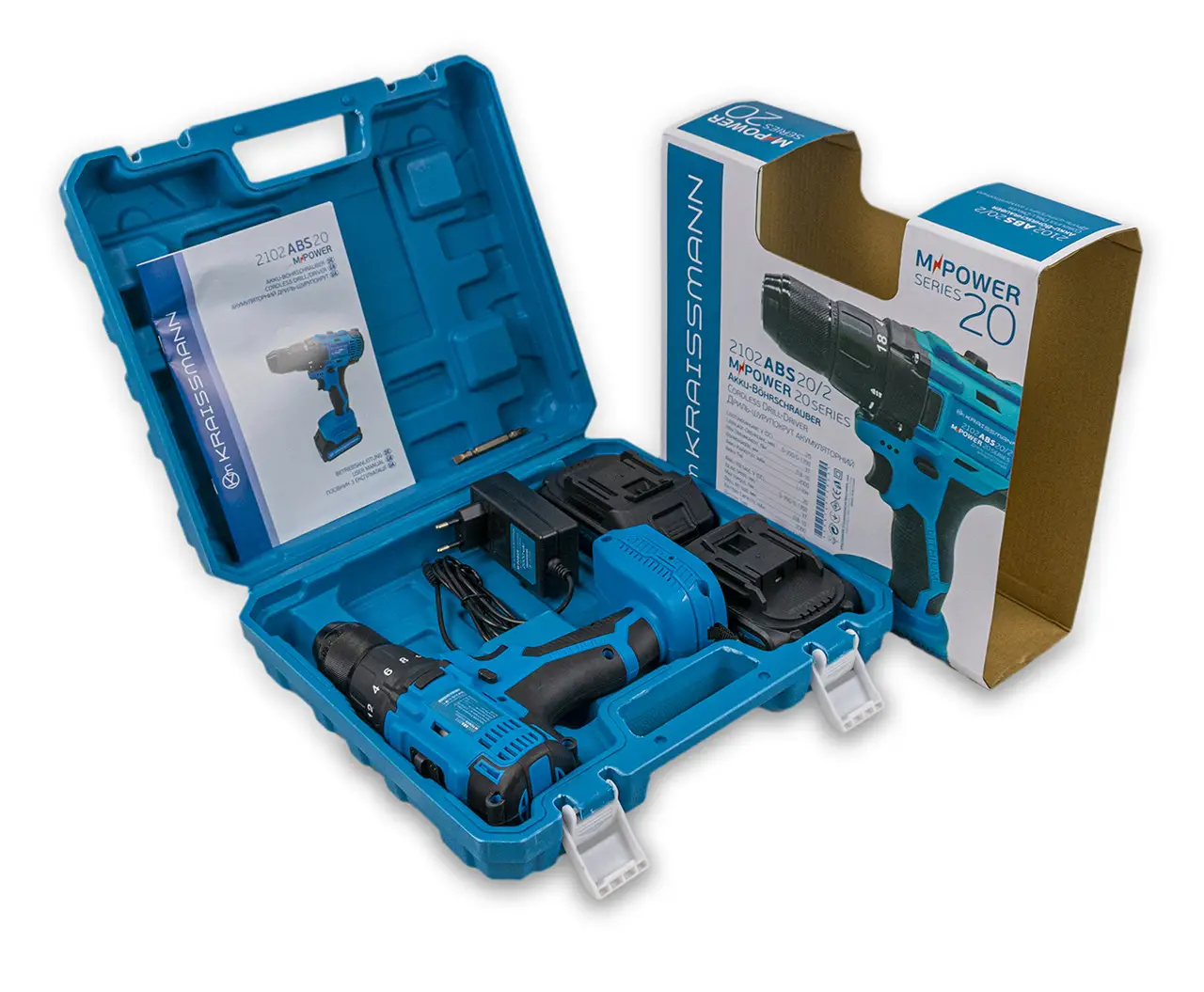 Акумуляторний шурупокрут Kraissmann 2102 ABS 20/2
