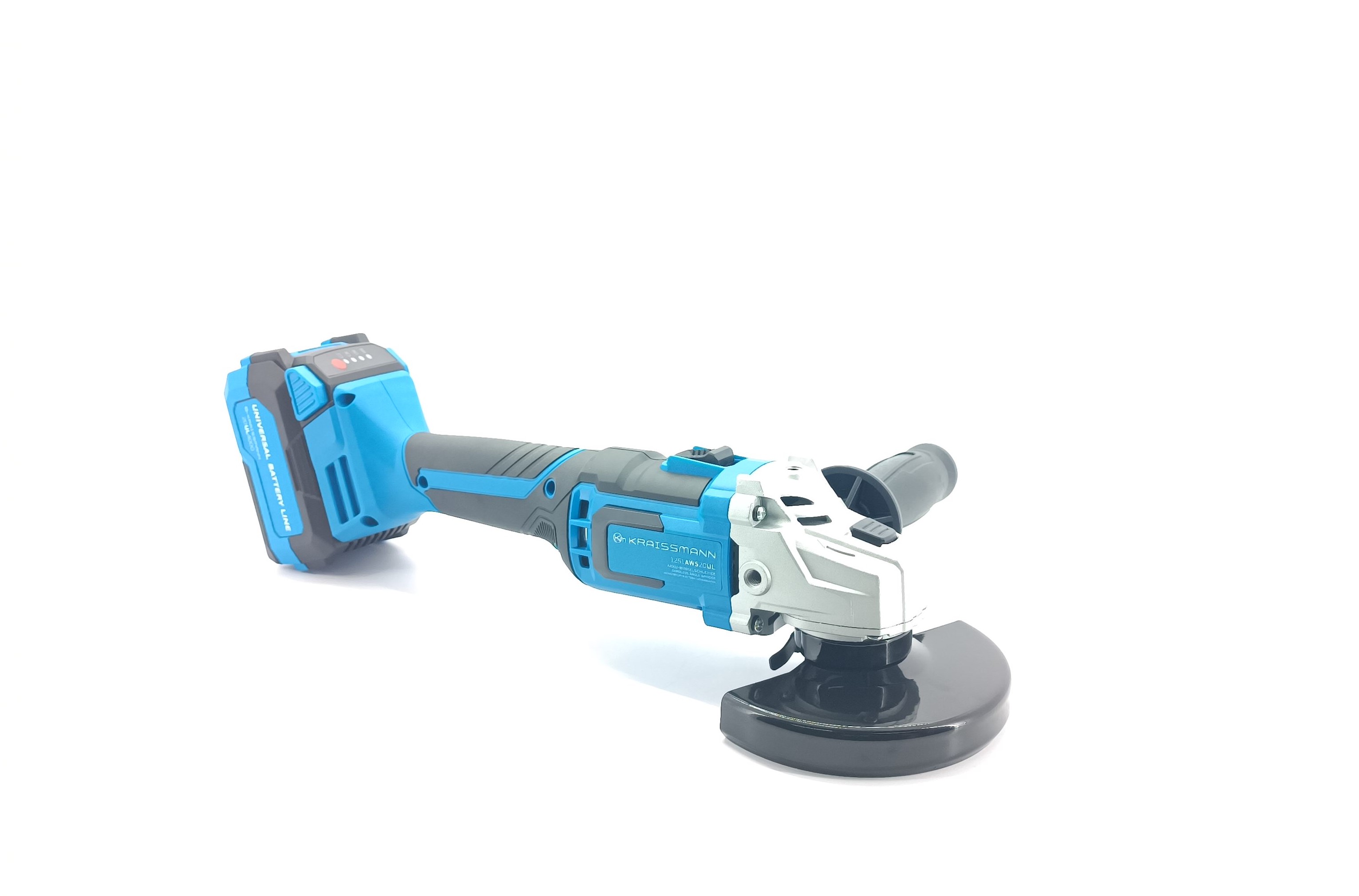 Кутова шліфмашина Kraissmann 1251 AWS 20UL (без акум. та зарядного пристрою)