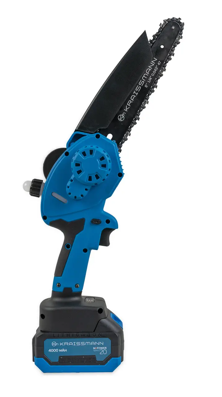 Акумуляторна міні-ланцюгова пила Kraissmann 2032 AKS-BL 20 MP (БЕЗ АКБ та ЗП)