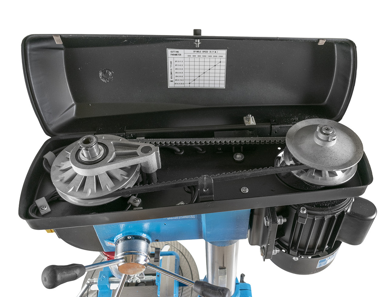 Свердлильний верстат Kraissmann 753 SBD 20 (лазерний вказівник, безступінчасте регулювання обертів, цифровий дісплей швидкості обертання)