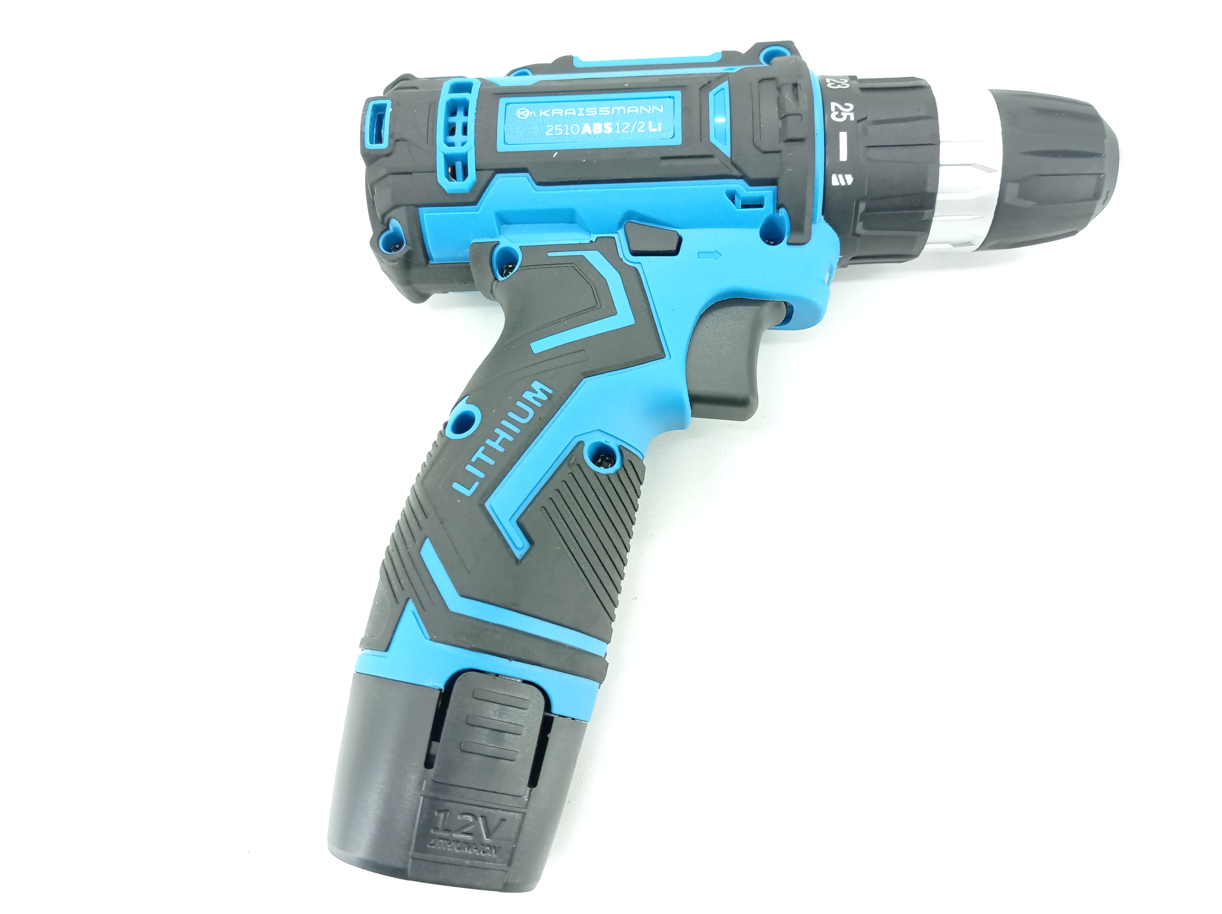 Акумуляторний шуруповерт Kraissmann 2510 ABS 12/2 Li