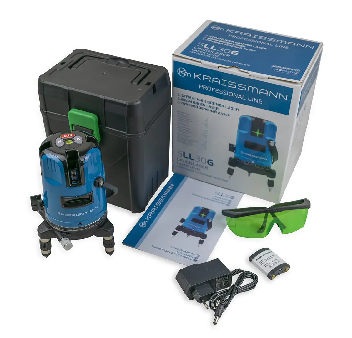 Лінійний лазерний рівень Kraissmann 5 LL 30G
