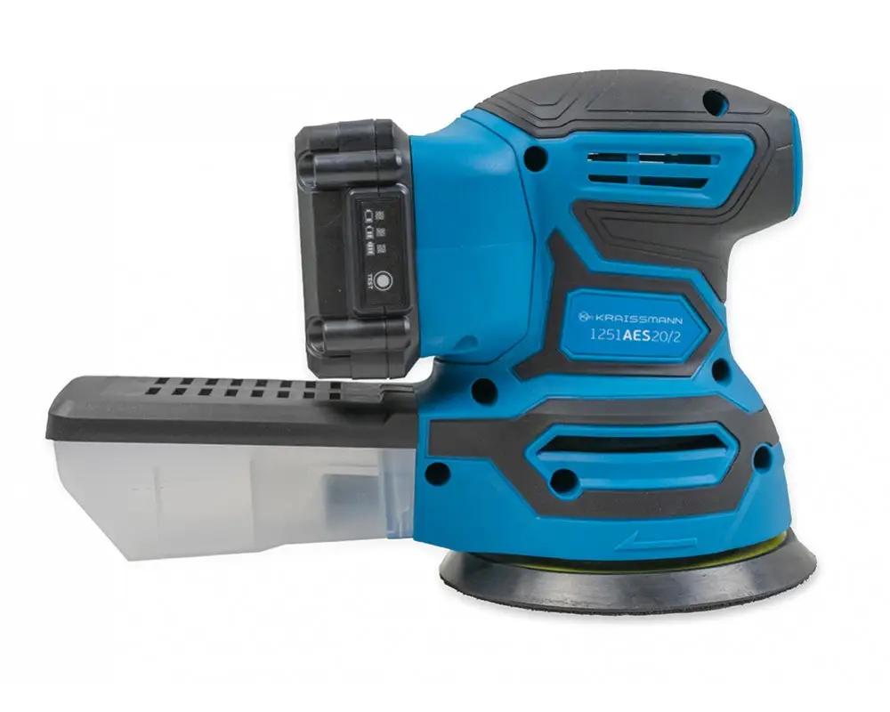 Акумуляторна орбітальна шліфмашина Kraissmann 1251 AES 20/2