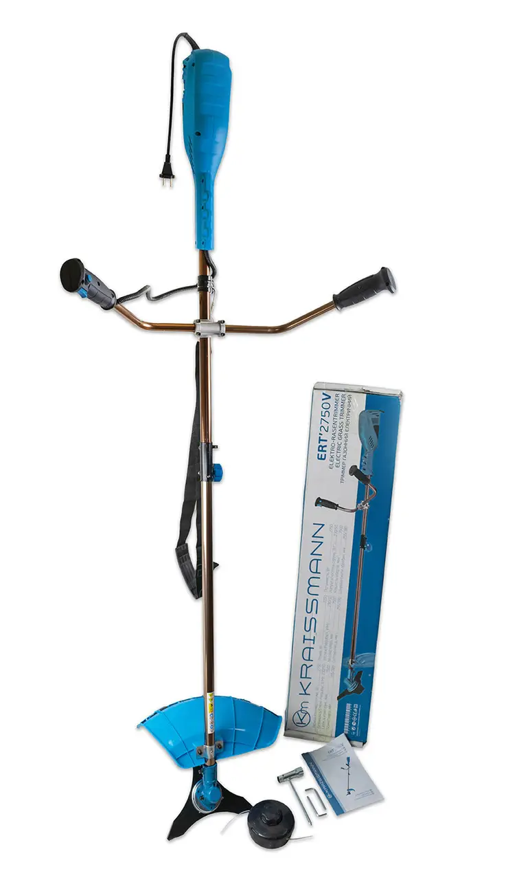 Трімер газонний електричний Kraissmann ERT'2750V(розбірний вал)