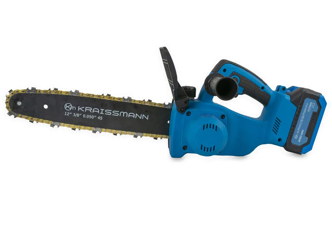 Акумуляторна міні-ланцюгова пила Kraissmann 3055 AKS-BL 20/2 MP (без АКБ та ЗП)