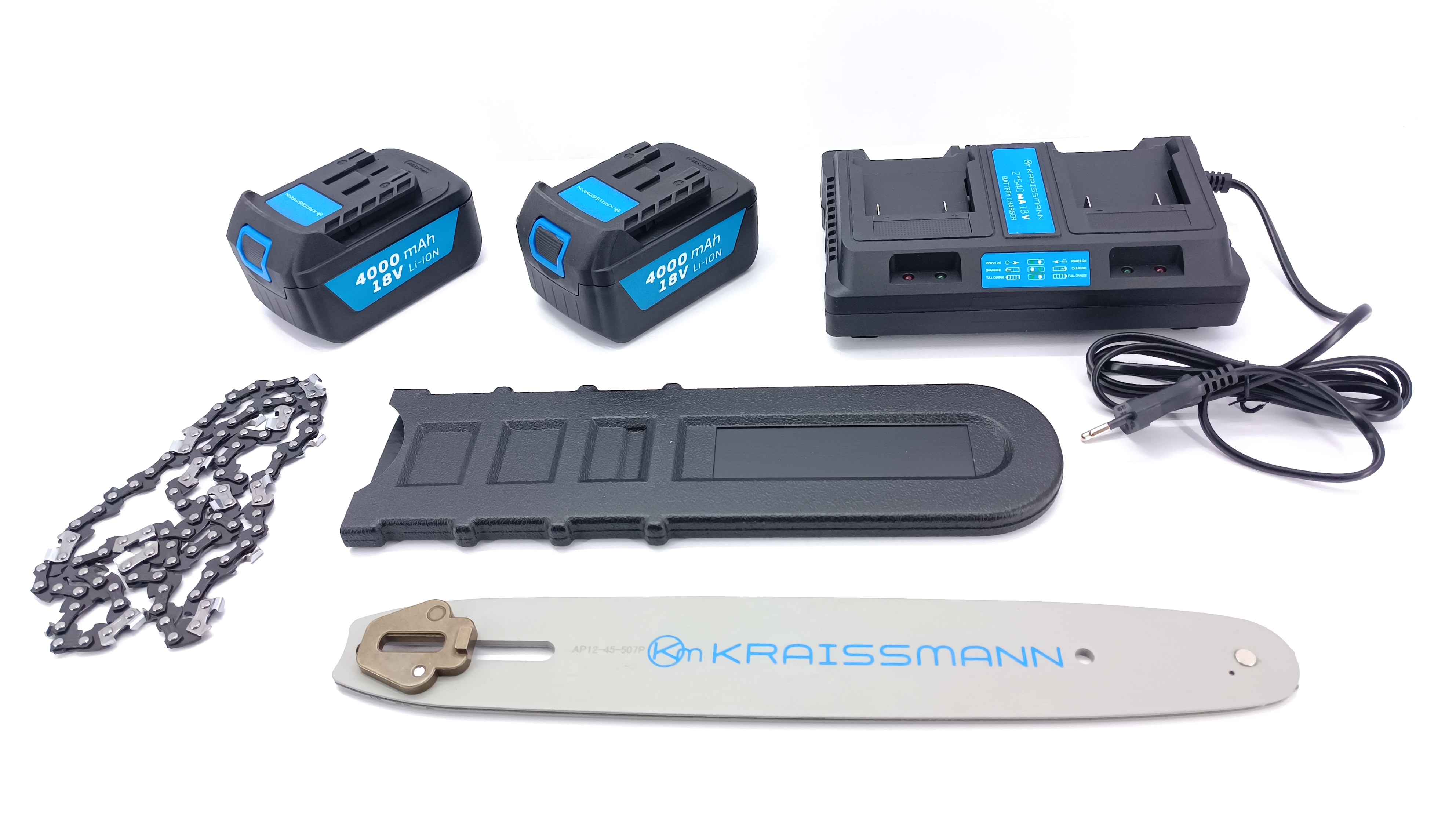 Акумуляторна ланцюгова пила Kraissmann 4000AKS-BL 36 Li