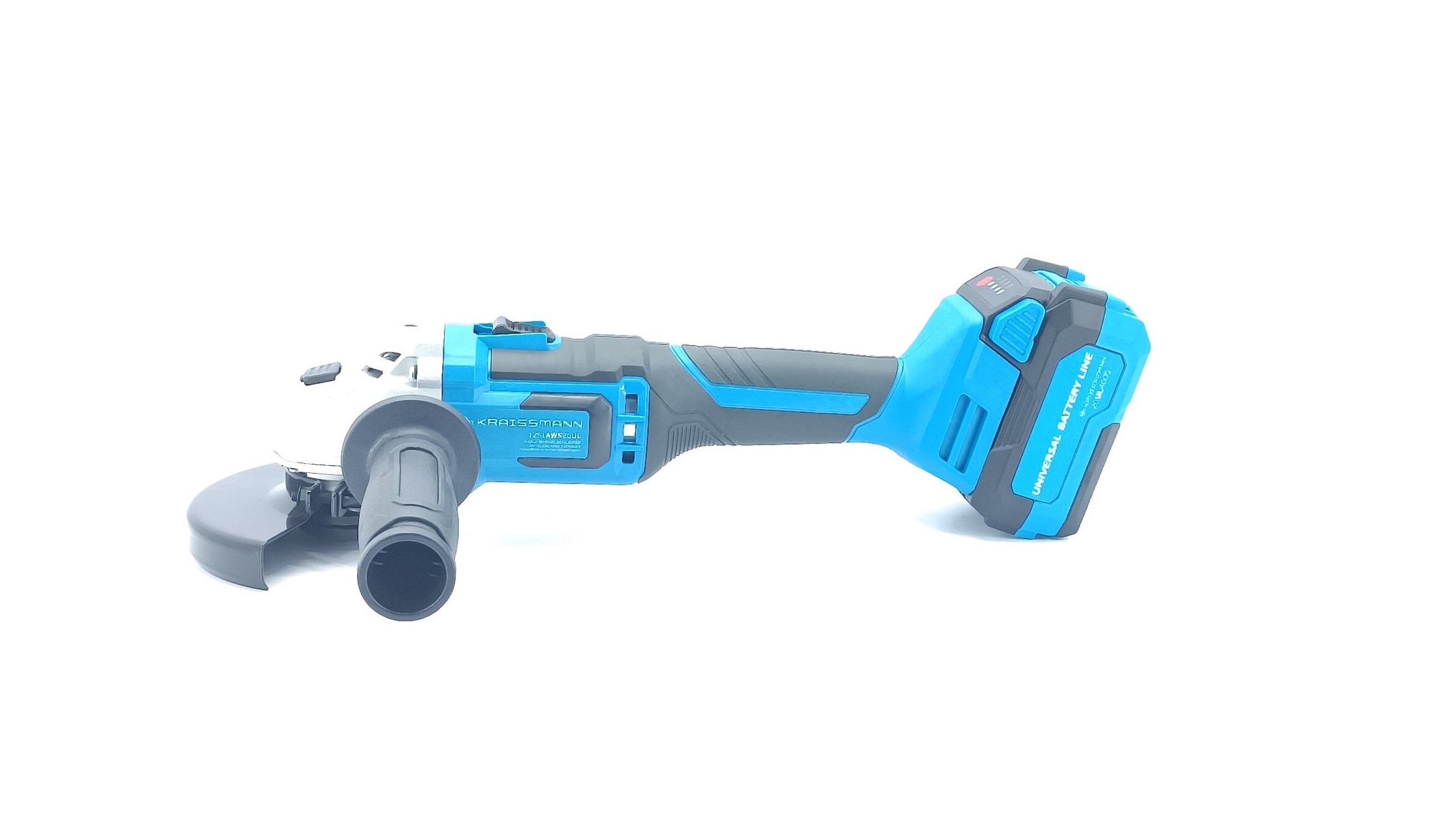 Кутова шліфмашина Kraissmann 1251 AWS 20UL (без акум. та зарядного пристрою)