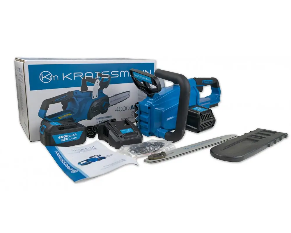 Акумуляторна электропила Kraissmann 4000 AKS 18/2 Li