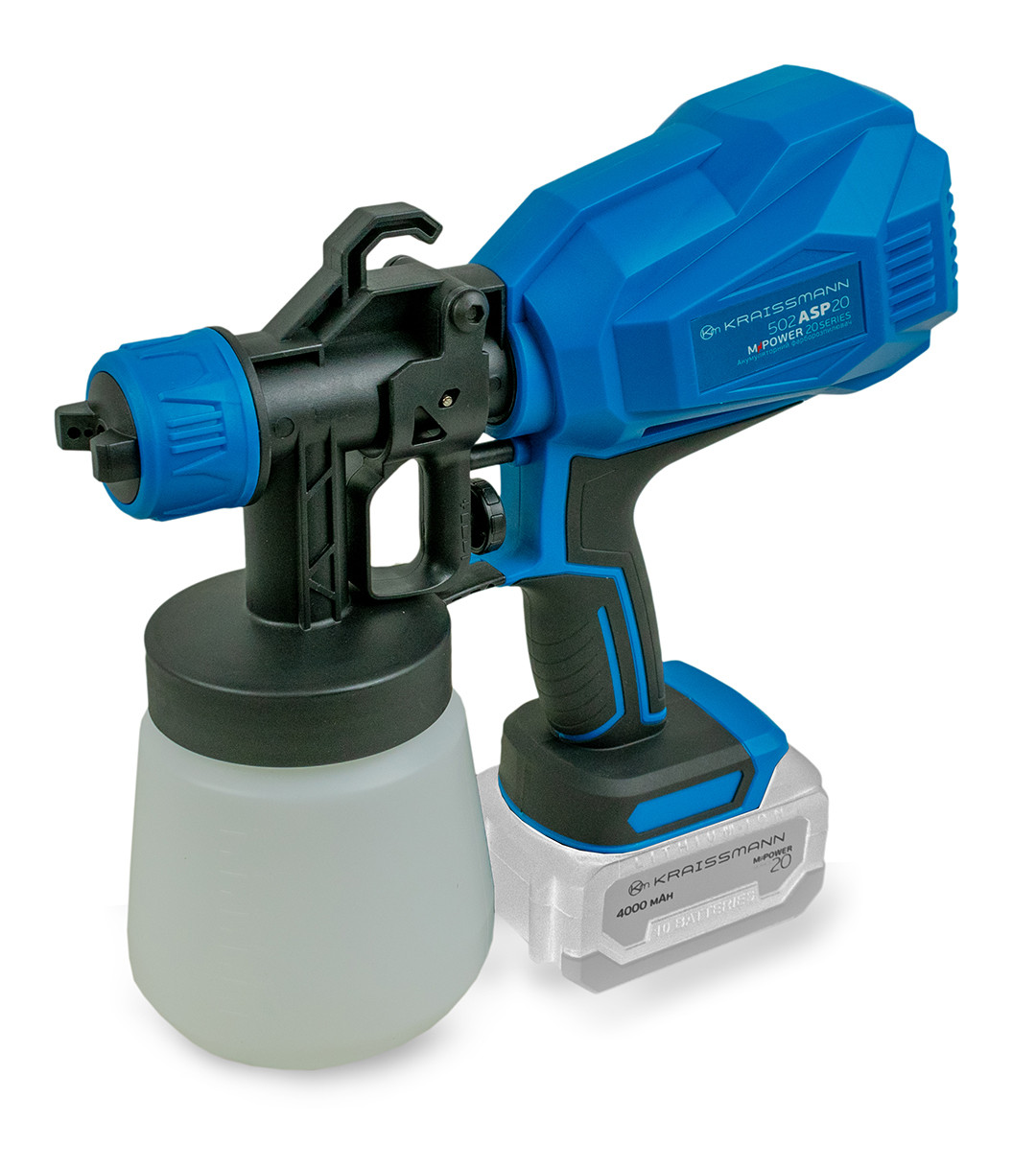 Фарбопульт акумуляторний Kraissmann 502 ASP 20 MP (без АКБ та ЗП)