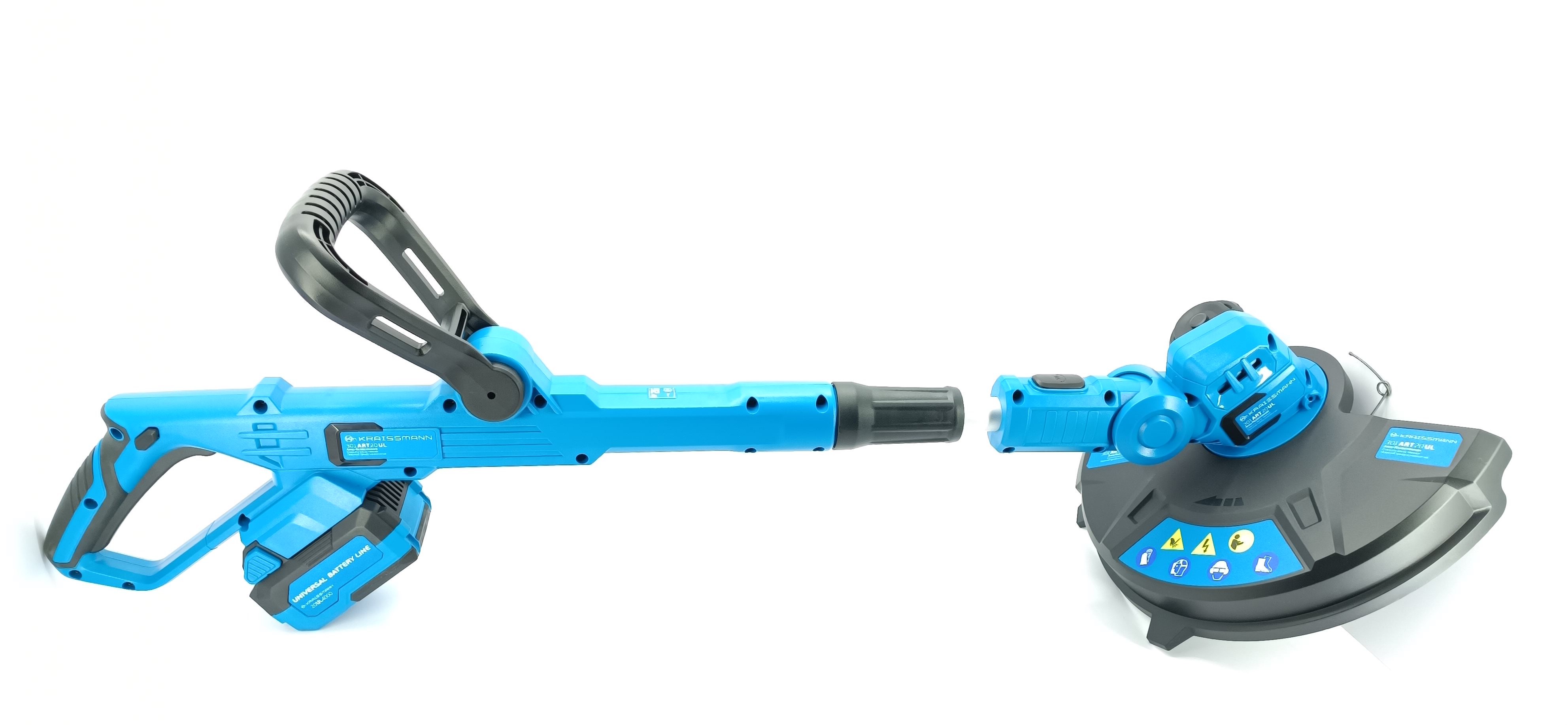 Газонний трімер Kraissmann 301 ART 20UL/1 (зарядний пристрій, 1 ак. 4000 мАг)